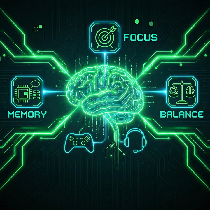 เพิ่มสมาธิ ความจำ และการทำงานของสมองอย่างสมดุล